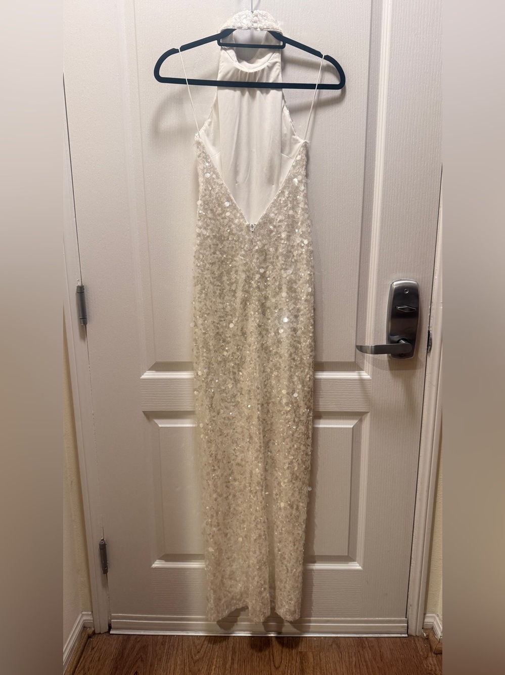 Helsi Louisa Halter Sequin Backless Maxi Dress Size XS Preloved - Picture 7 of 8